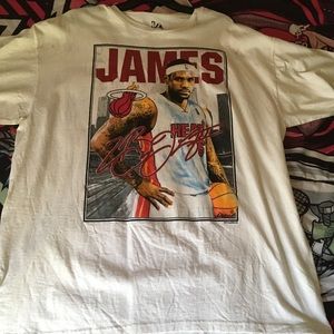 Lebron James Miami Heat Shirt